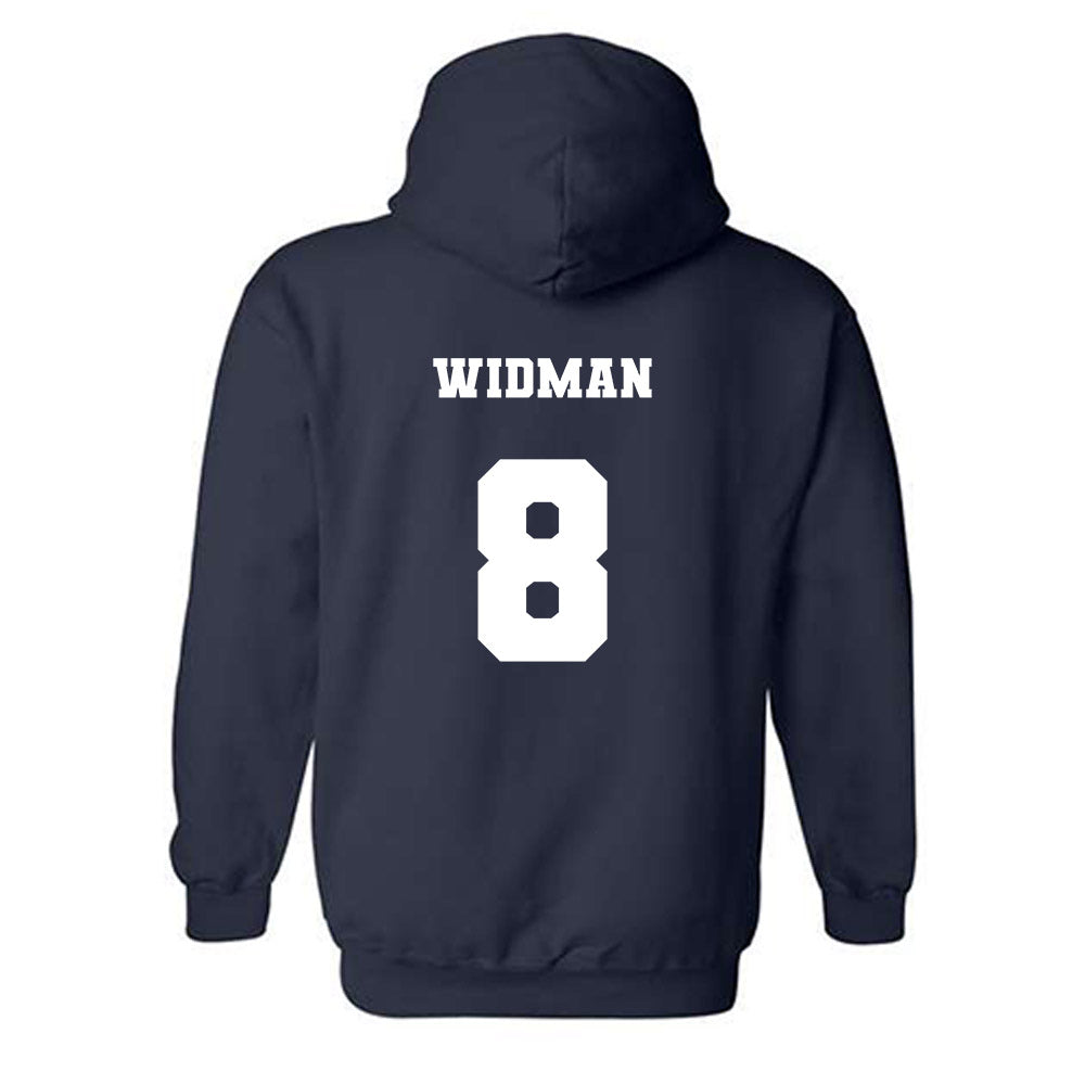 Xavier - NCAA Men's Soccer : Ezra Widman - Generic Shersey Hooded Sweatshirt-1