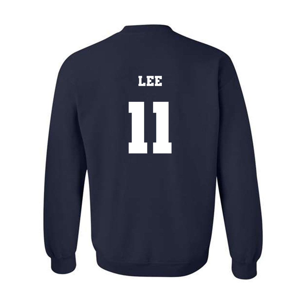 Xavier - NCAA Men's Soccer : Gun Lee - Generic Shersey Crewneck Sweatshirt-1