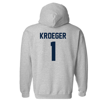 Xavier - NCAA Women's Volleyball : Sadie Kroeger - Classic Shersey Hooded Sweatshirt-1