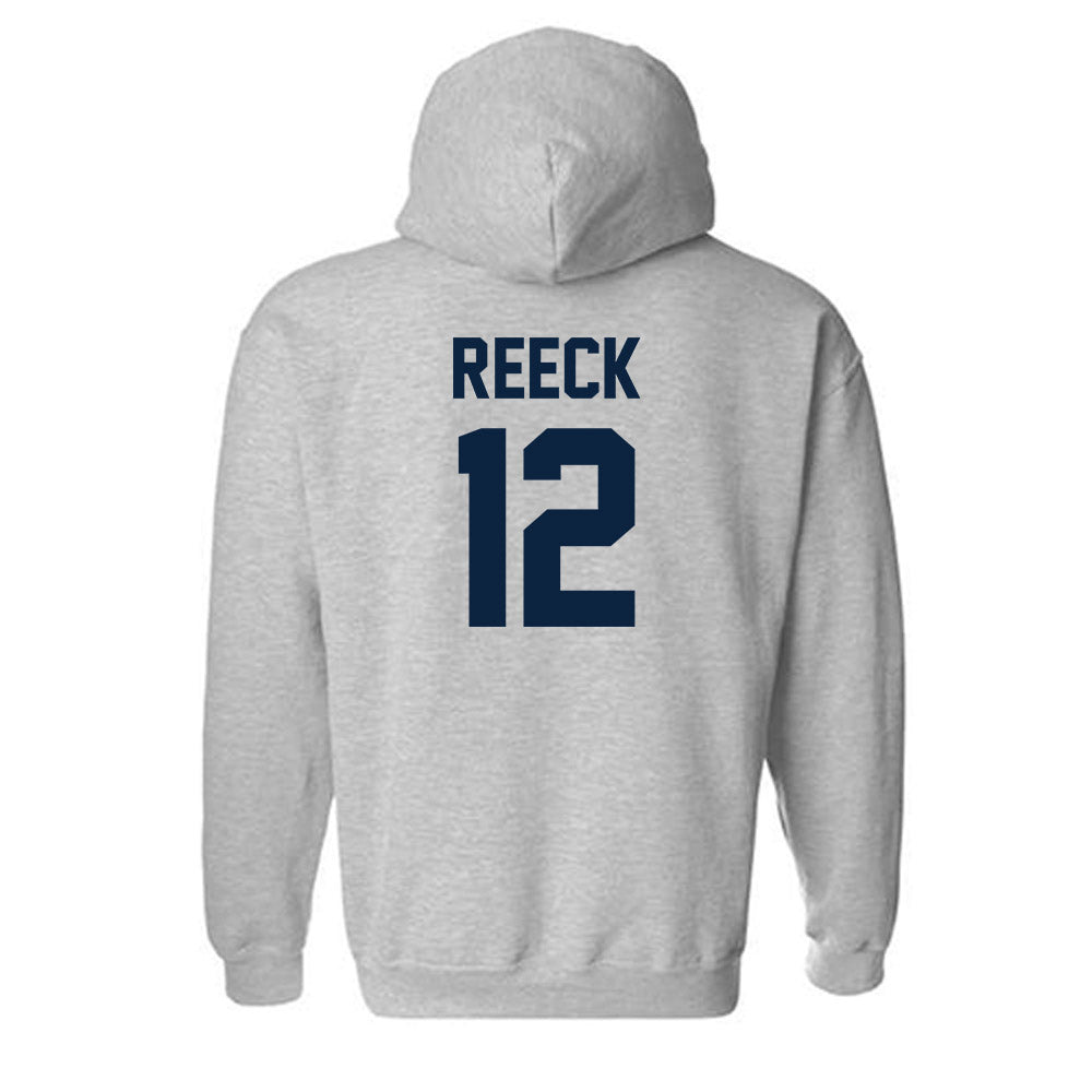 Xavier - NCAA Women's Lacrosse : Haley Reeck - Classic Shersey Hooded Sweatshirt-1