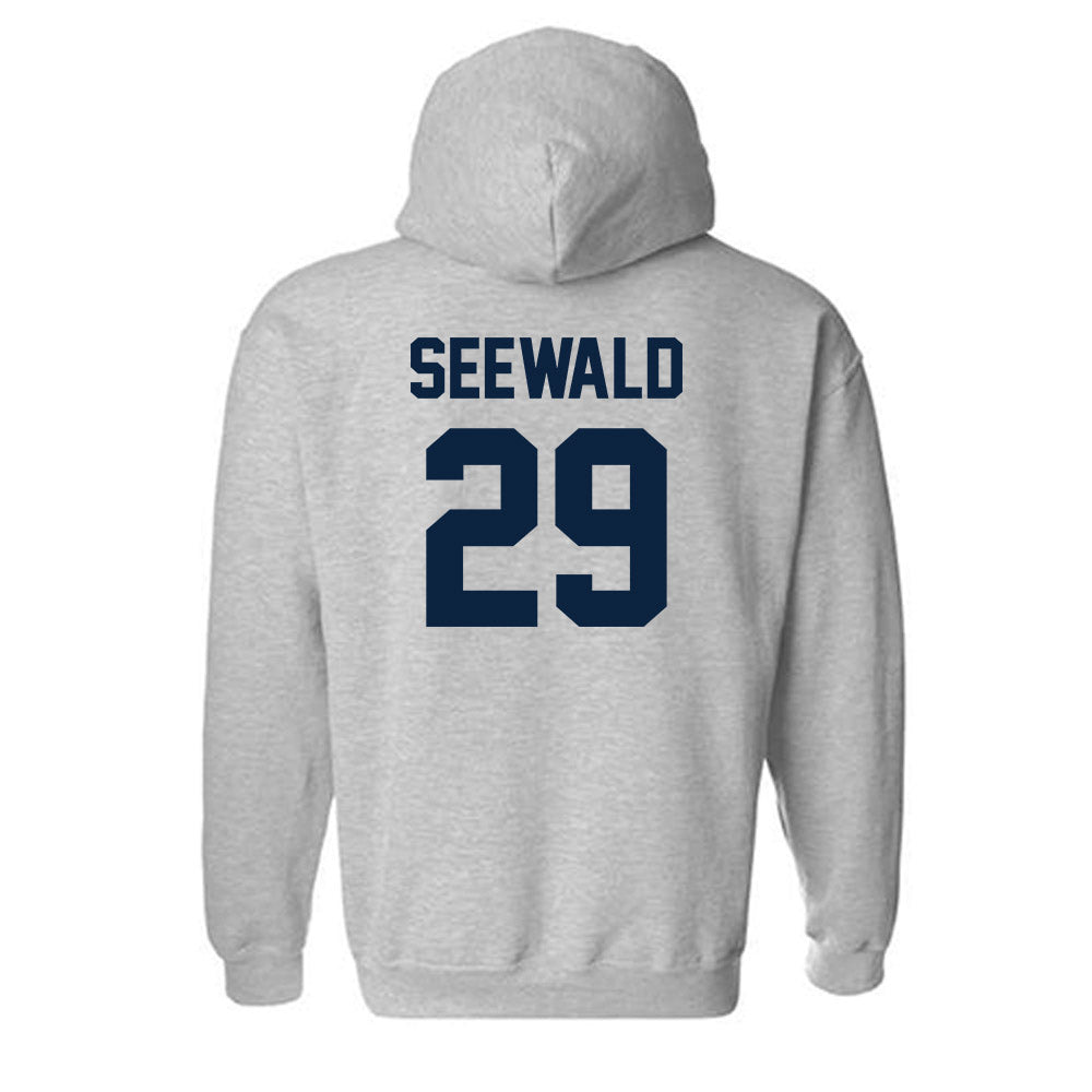 Xavier - NCAA Women's Lacrosse : Julia Seewald - Classic Shersey Hooded Sweatshirt-1