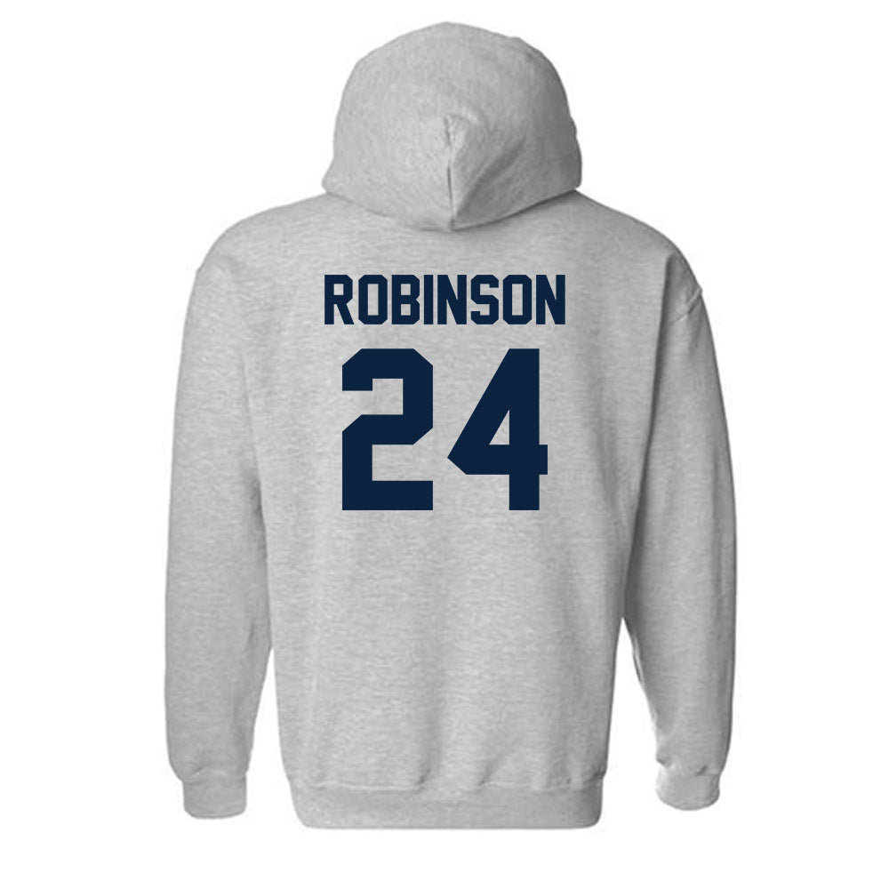 Xavier - NCAA Baseball : Cooper Robinson - Classic Shersey Hooded Sweatshirt-1