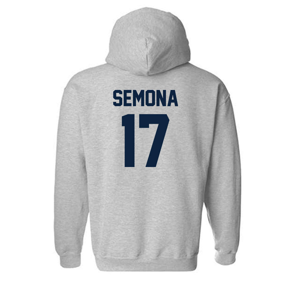 Xavier - NCAA Women's Volleyball : Gabby Semona - Classic Shersey Hooded Sweatshirt-1