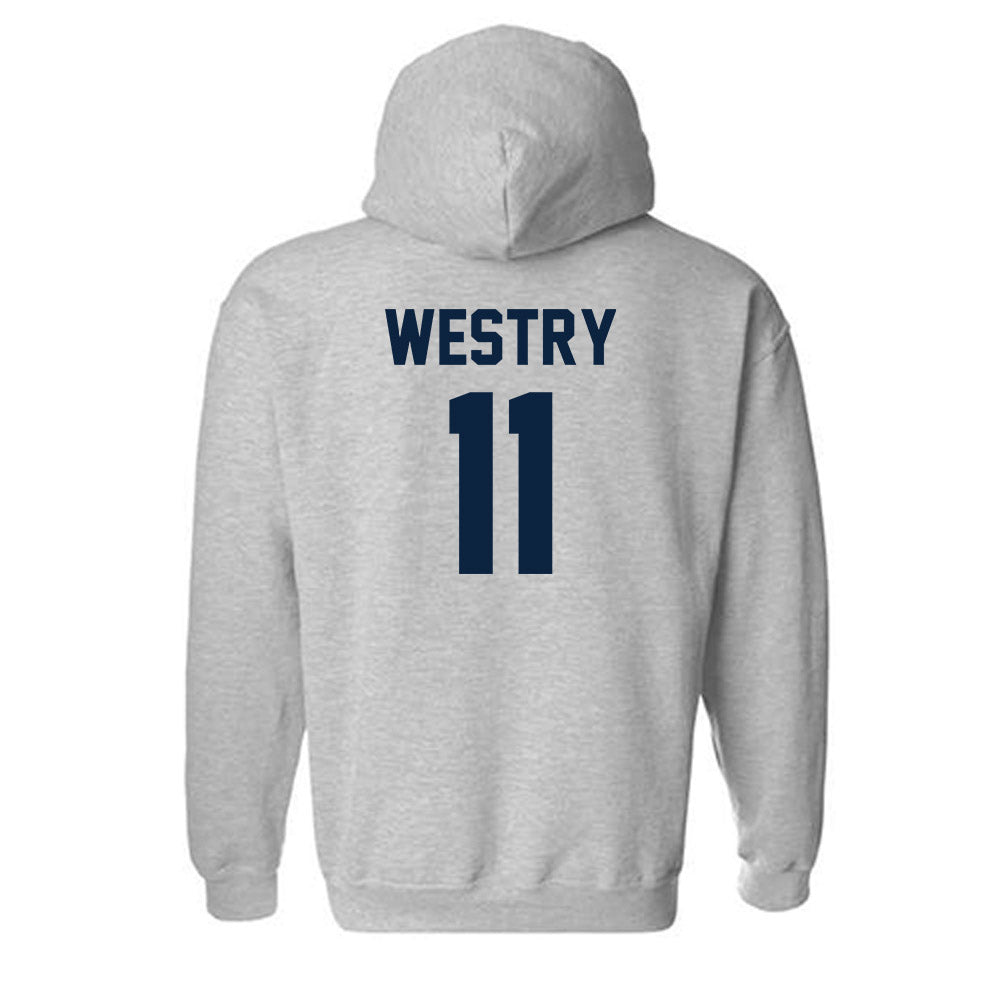 Xavier - NCAA Men's Basketball : Chance Westry - Classic Shersey Hooded Sweatshirt-1