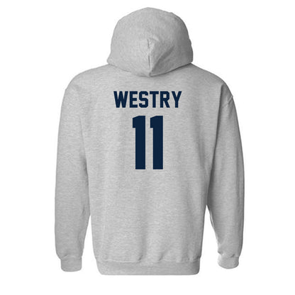 Xavier - NCAA Men's Basketball : Chance Westry - Classic Shersey Hooded Sweatshirt-1