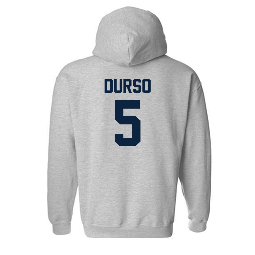 Xavier - NCAA Men's Soccer : Ryan Durso - Classic Shersey Hooded Sweatshirt-1