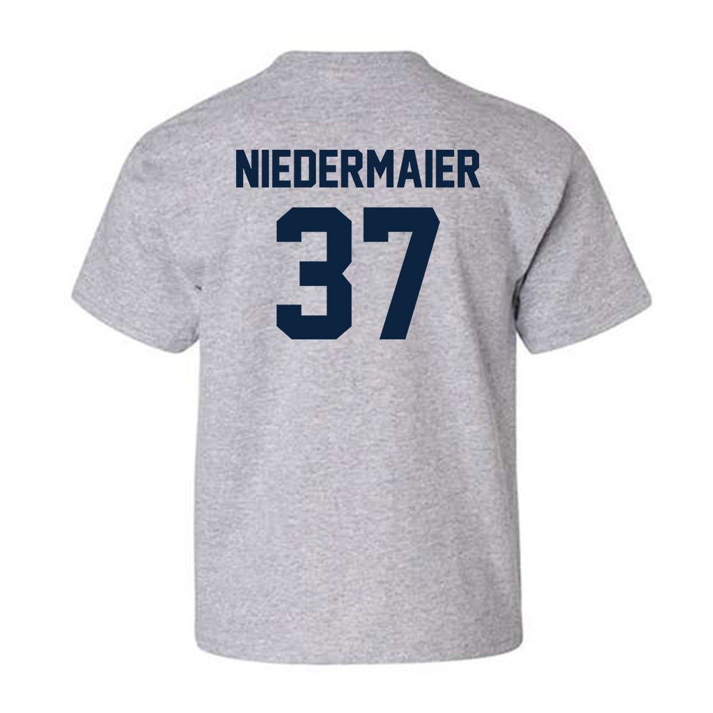 Xavier - NCAA Baseball : Roger Niedermaier - Classic Shersey Youth T-Shirt-1