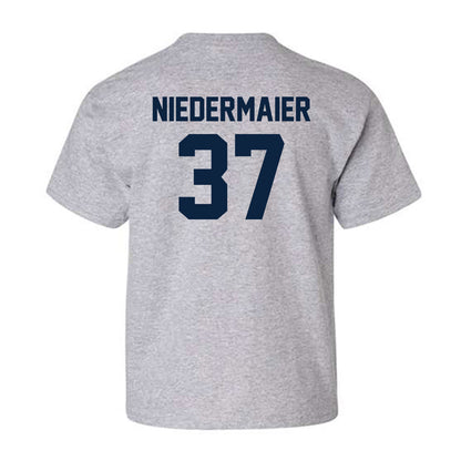 Xavier - NCAA Baseball : Roger Niedermaier - Classic Shersey Youth T-Shirt-1