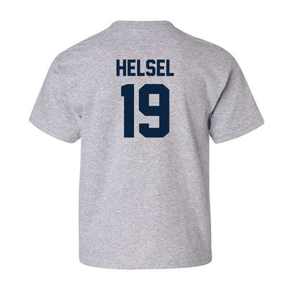 Xavier - NCAA Baseball : Garrett Helsel - Classic Shersey Youth T-Shirt-1