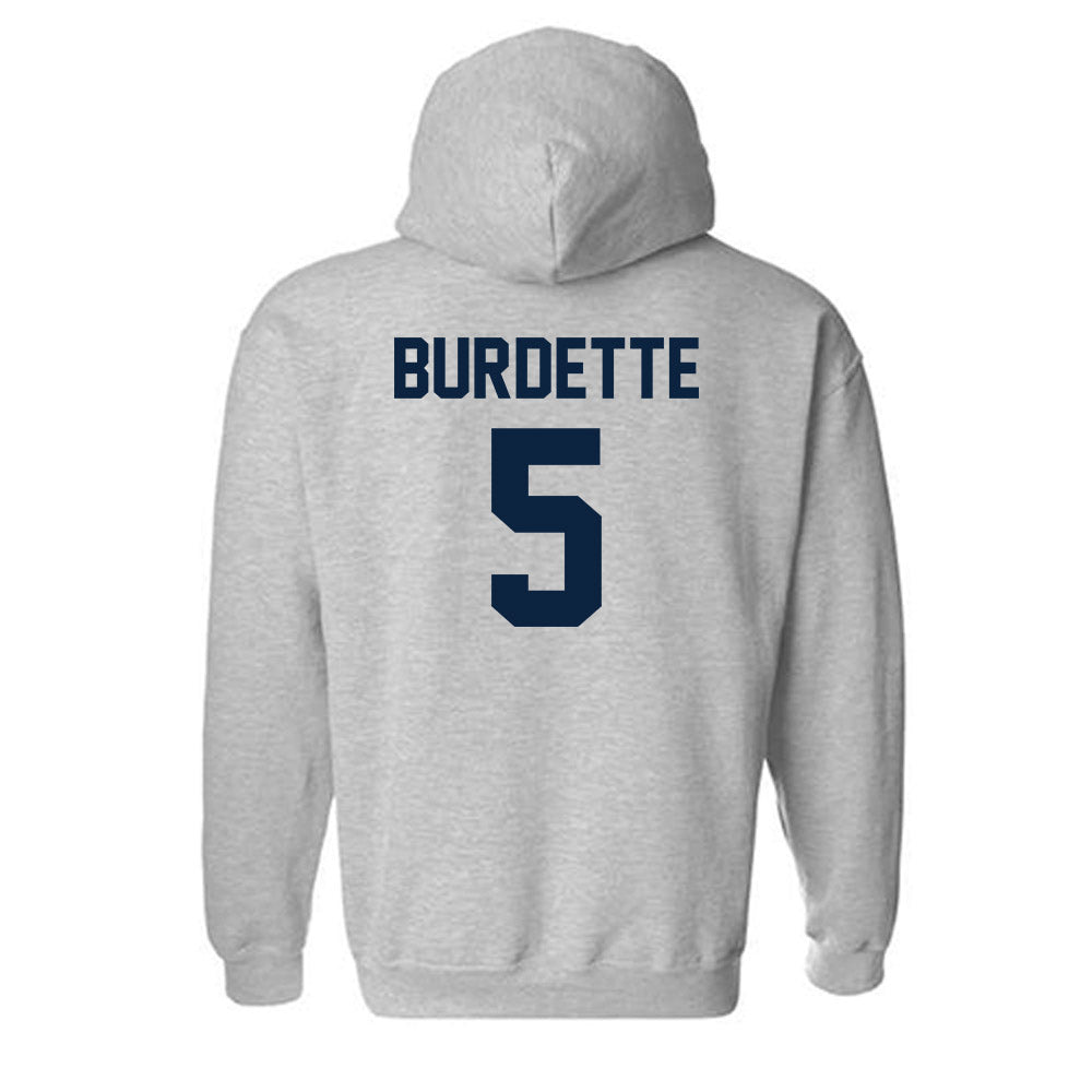 Xavier - NCAA Baseball : Clay Burdette - Classic Shersey Hooded Sweatshirt-1