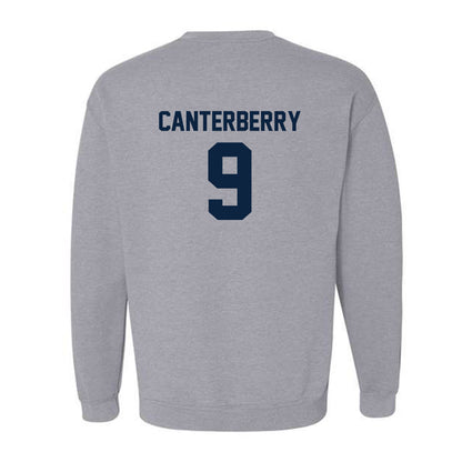 Xavier - NCAA Baseball : Donavan Canterberry - Classic Shersey Crewneck Sweatshirt-1