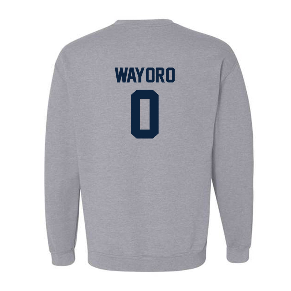 Xavier - NCAA Men's Soccer : Immanuel Wayoro - Classic Shersey Crewneck Sweatshirt-1