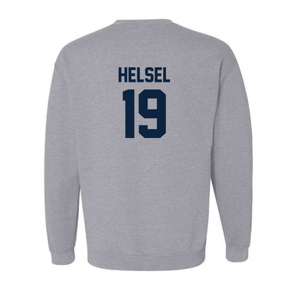 Xavier - NCAA Baseball : Garrett Helsel - Classic Shersey Crewneck Sweatshirt-1
