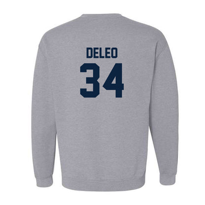 Xavier - NCAA Baseball : Asher DeLeo - Classic Shersey Crewneck Sweatshirt-1