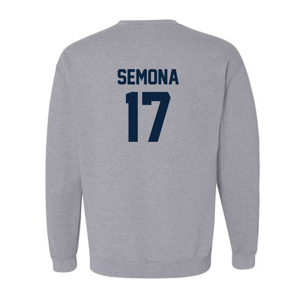 Xavier - NCAA Women's Volleyball : Gabby Semona - Classic Shersey Crewneck Sweatshirt-1