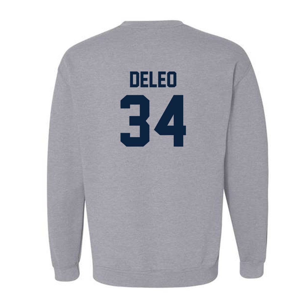 Xavier - NCAA Baseball : Asher DeLeo - Classic Shersey Crewneck Sweatshirt-1