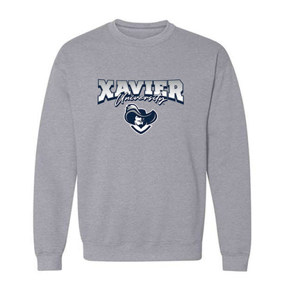 Xavier - NCAA Baseball : Alex King - Classic Shersey Crewneck Sweatshirt-0