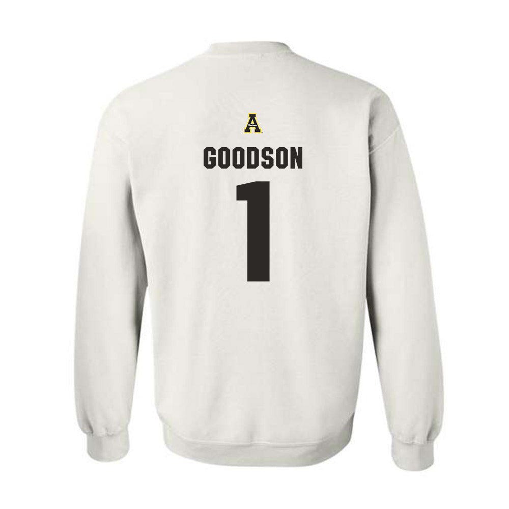 App State - NCAA Women's Volleyball : Eva Goodson - Sport Shersey Crewneck Sweatshirt-1