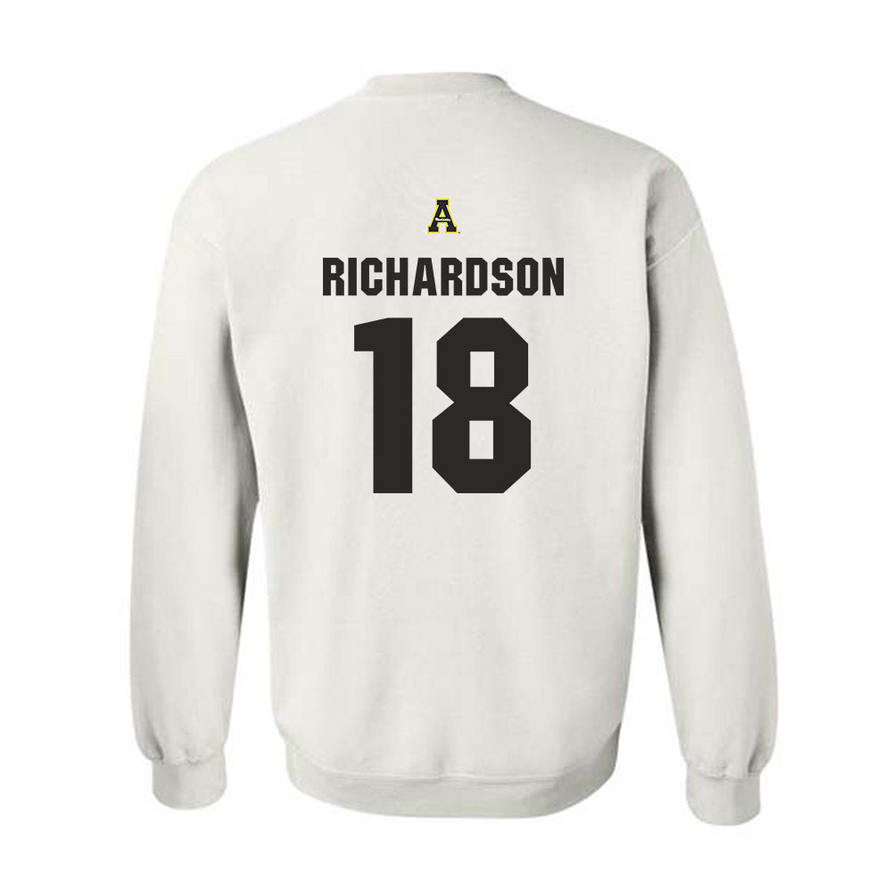 App State - NCAA Women's Volleyball : Raegan Richardson - Sport Shersey Crewneck Sweatshirt-1