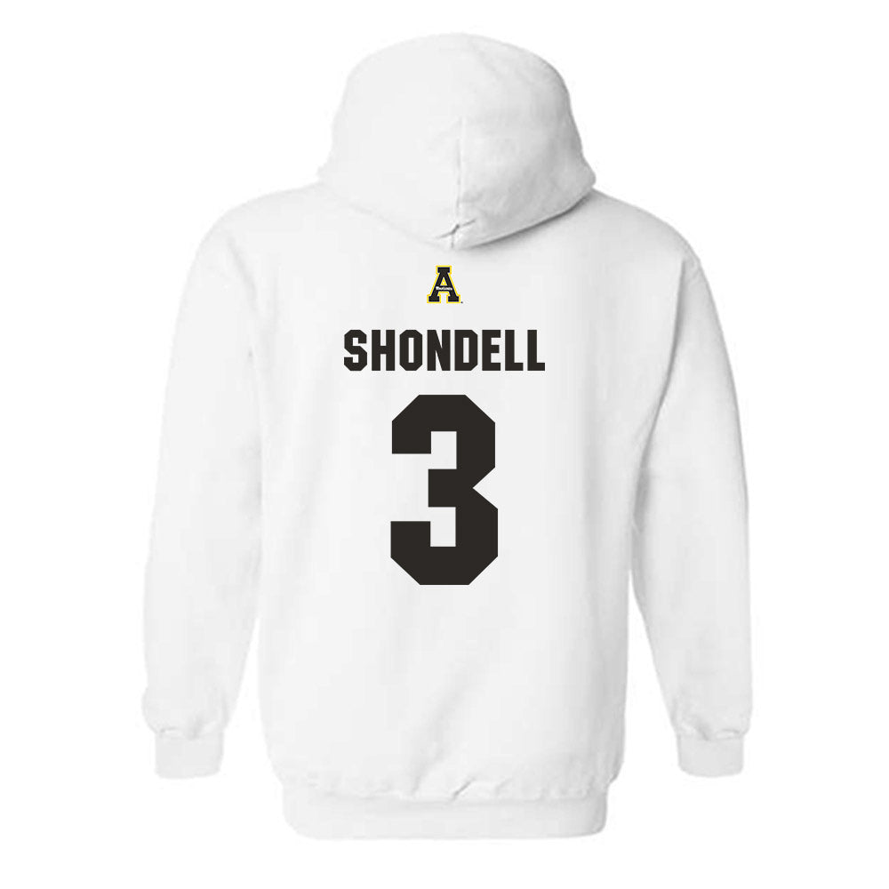 App State - NCAA Women's Volleyball : Lexi Shondell - Sport Shersey Hooded Sweatshirt-1