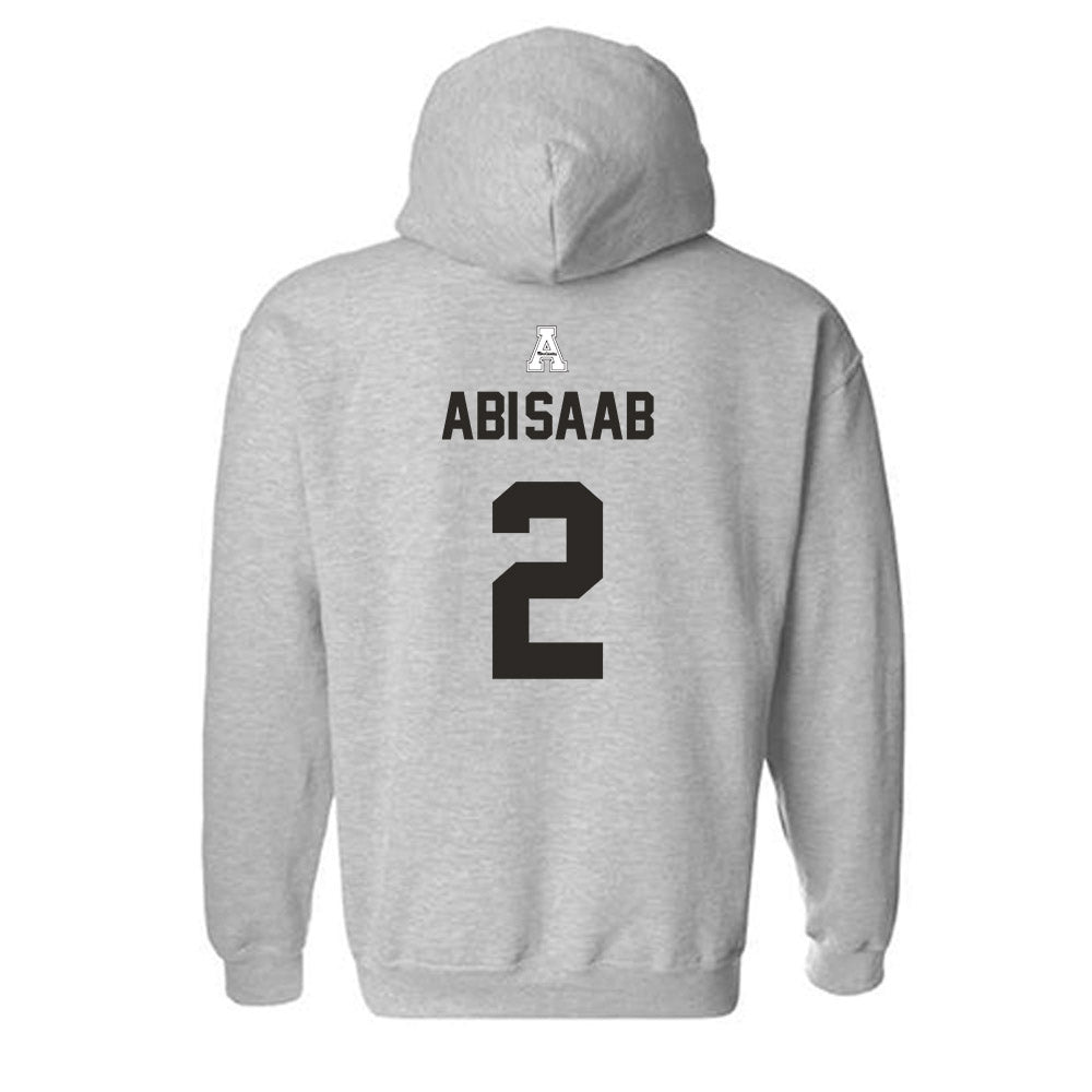 App State - NCAA Women's Soccer : Madison Abi-Saab - Sport Shersey Hooded Sweatshirt-1