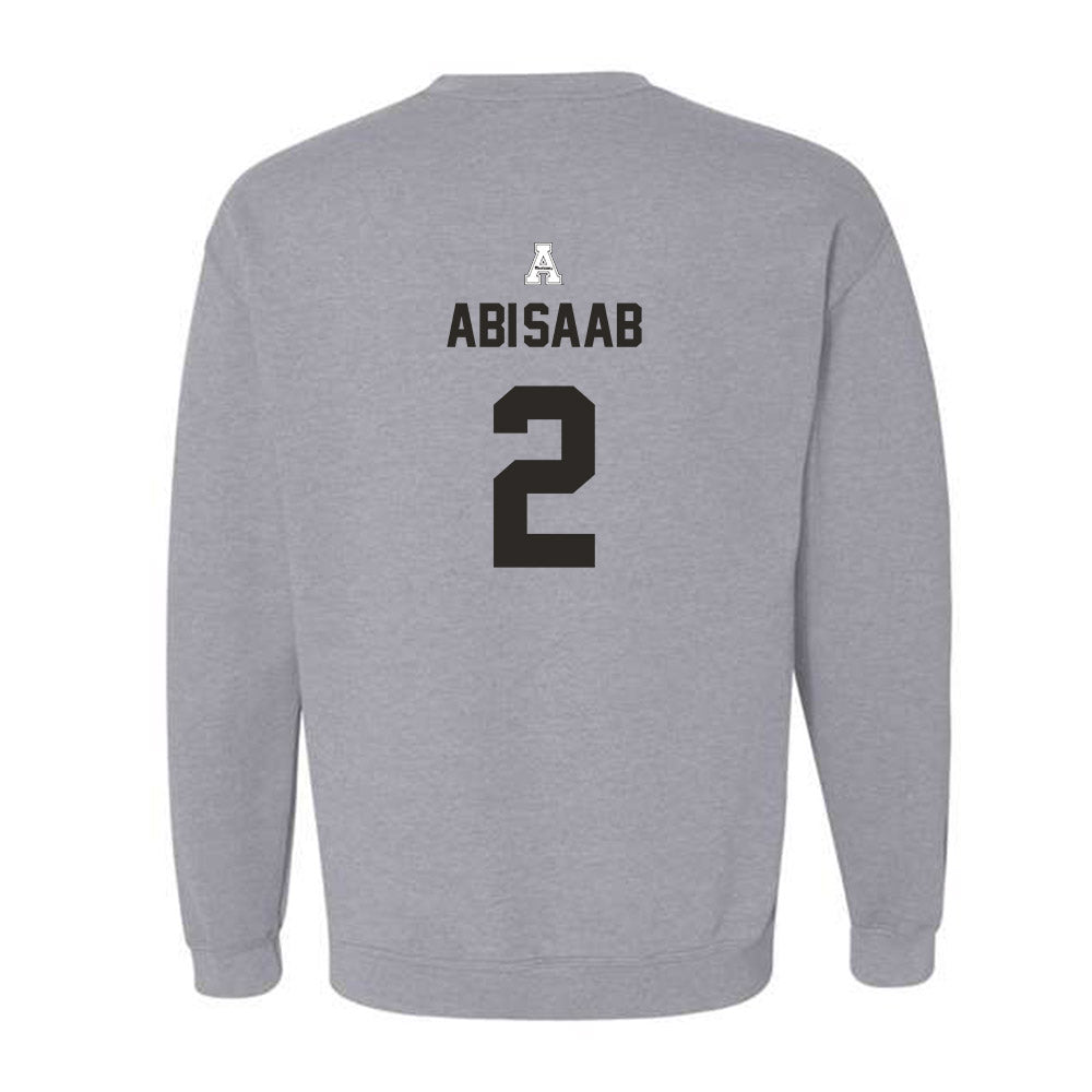 App State - NCAA Women's Soccer : Madison Abi-Saab - Sport Shersey Crewneck Sweatshirt-1