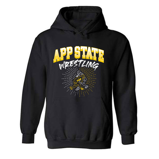 App State - NCAA Wrestling : Eamon Fry - Sport Shersey Hooded Sweatshirt-0