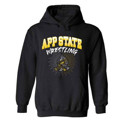 App State - NCAA Wrestling : Luke Scholz - Sport Shersey Hooded Sweatshirt-0