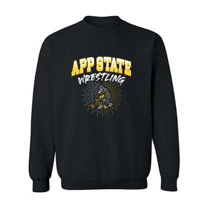 App State - NCAA Wrestling : Peter Rincan - Sport Shersey Crewneck Sweatshirt-0