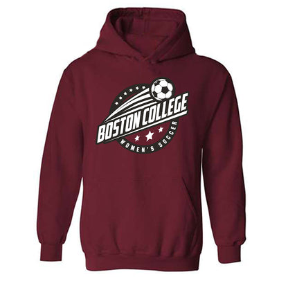 Boston College - NCAA Women's Soccer : Faith Fenwick - Sports Shersey Hooded Sweatshirt-0