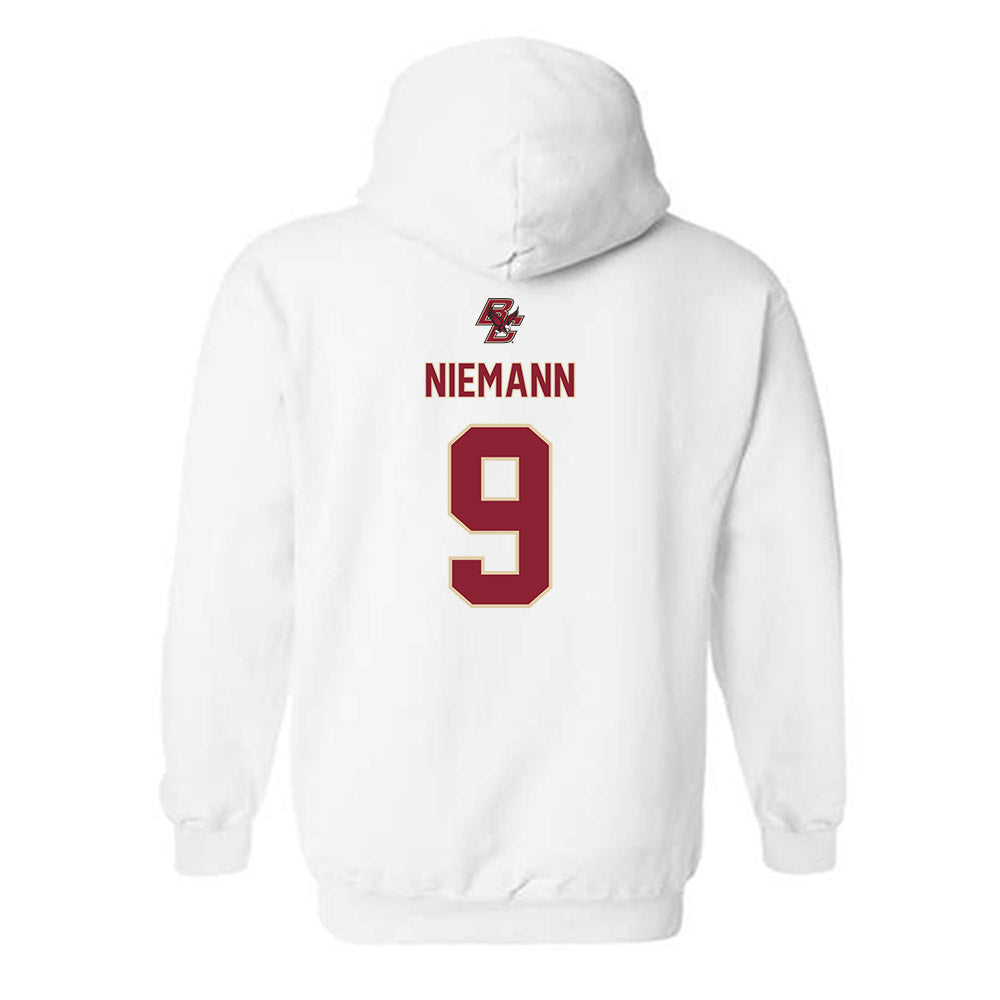 Boston College - NCAA Women's Ice Hockey : Maude Niemann - Sports Shersey Hooded Sweatshirt-1