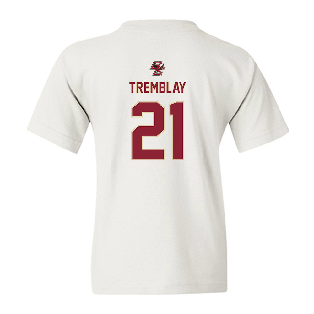 Boston College - NCAA Women's Ice Hockey : Maxim Tremblay - Sports Shersey Youth T-Shirt-1