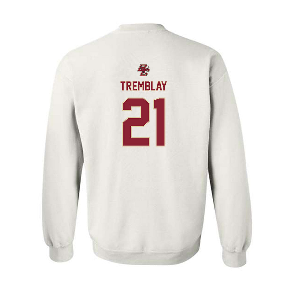 Boston College - NCAA Women's Ice Hockey : Maxim Tremblay - Sports Shersey Crewneck Sweatshirt-1