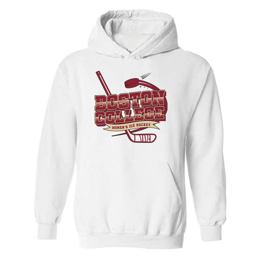 Boston College - NCAA Women's Ice Hockey : Sawyer Merrill - Sports Shersey Hooded Sweatshirt-0