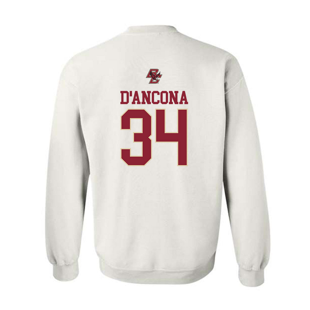 Boston College - NCAA Baseball : Luke D'Ancona - Crewneck Sweatshirt-1
