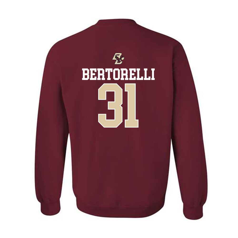 Boston College - NCAA Softball : Sophia Bertorelli - Sports Shersey Crewneck Sweatshirt-1