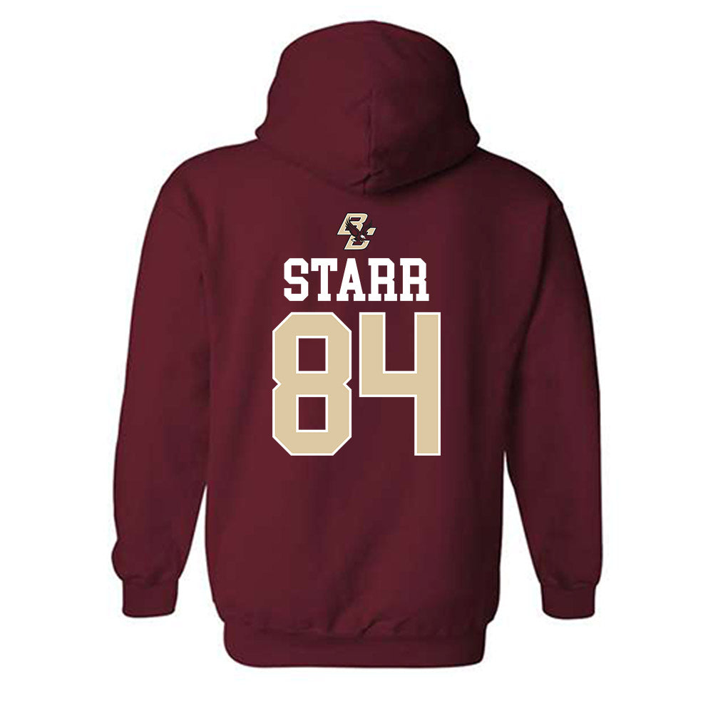 Boston College - NCAA Softball : Alex Starr - Sports Shersey Hooded Sweatshirt-1