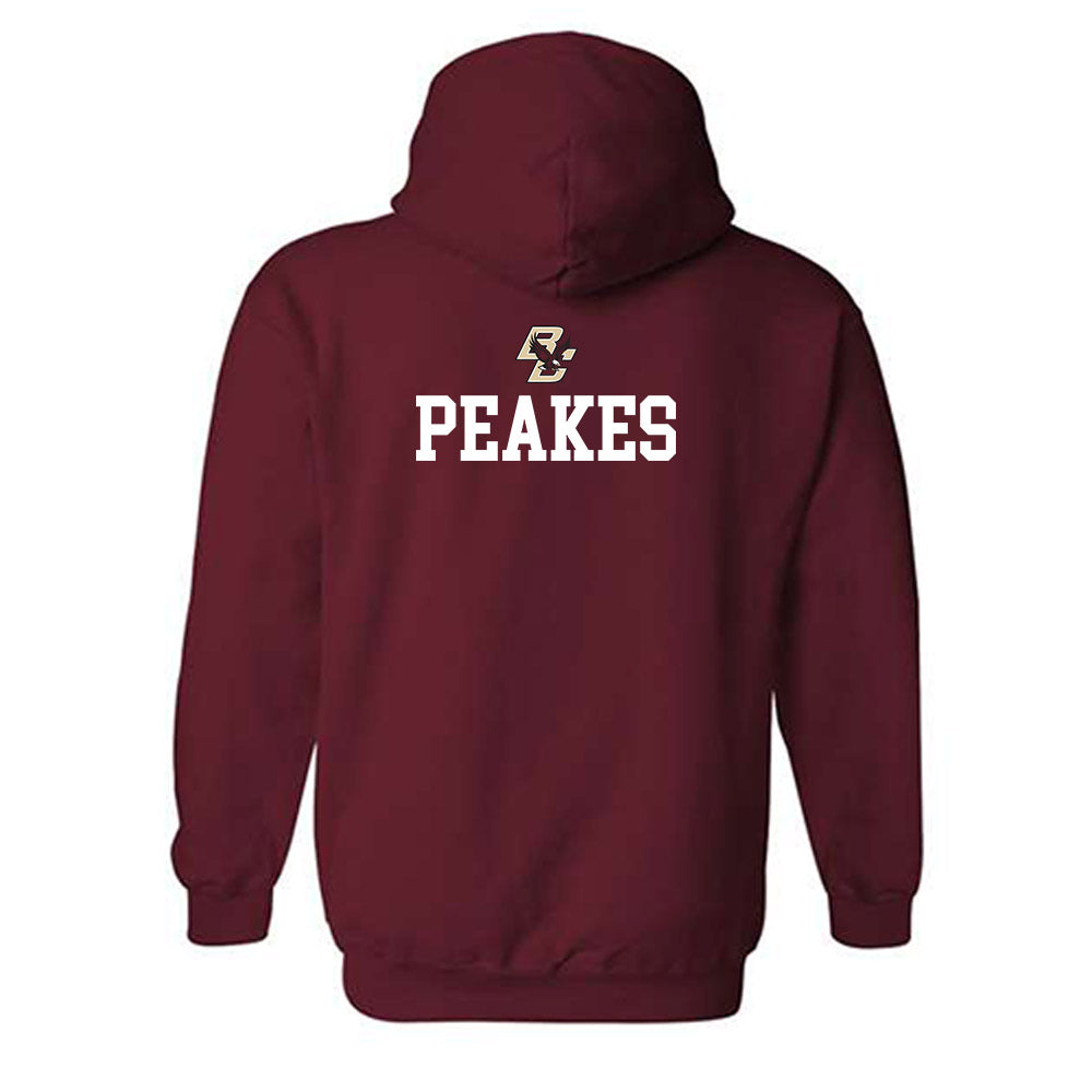 Boston College - NCAA Softball : Avery Peakes - Sports Shersey Hooded Sweatshirt-1