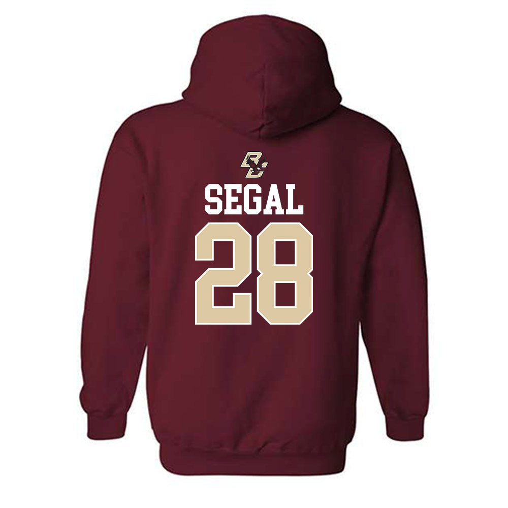 Boston College - NCAA Softball : Makenna Segal - Sports Shersey Hooded Sweatshirt-1