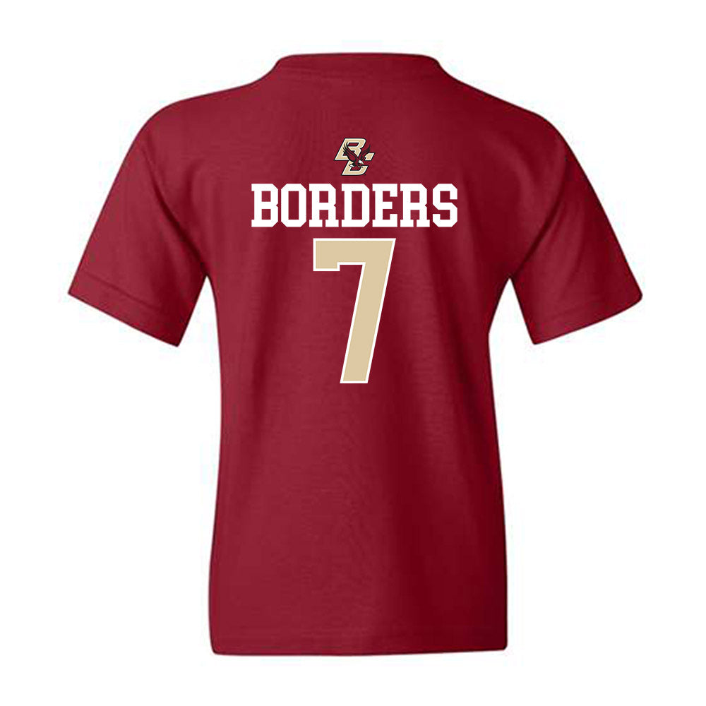 Boston College - NCAA Softball : Tavye Borders - Sports Shersey Youth T-Shirt-1