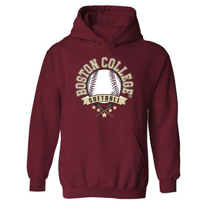 Boston College - NCAA Softball : Avery Peakes - Sports Shersey Hooded Sweatshirt-0
