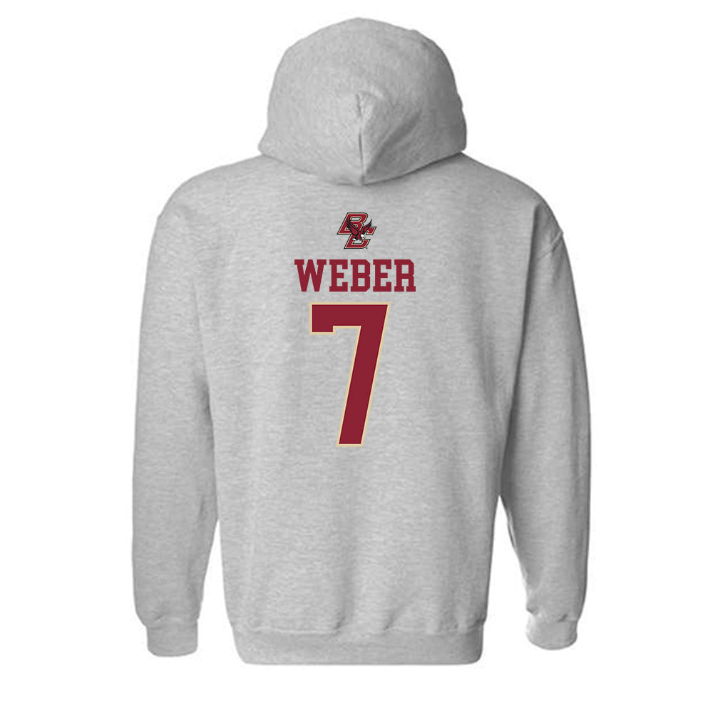 Boston College - NCAA Women's Field Hockey : Melea Weber - Sports Shersey Hooded Sweatshirt-1