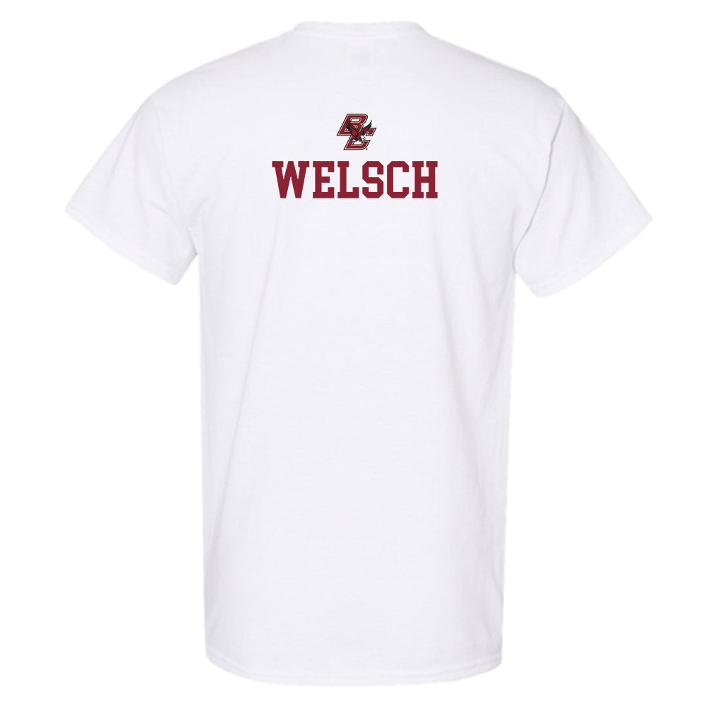 Boston College - NCAA Women's Swimming & Diving : Layla Welsch - Sports Shersey T-Shirt-1