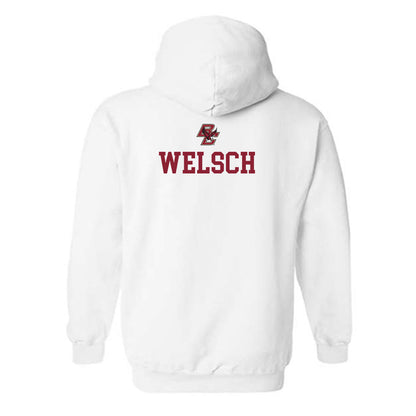 Boston College - NCAA Women's Swimming & Diving : Layla Welsch - Sports Shersey Hooded Sweatshirt-1