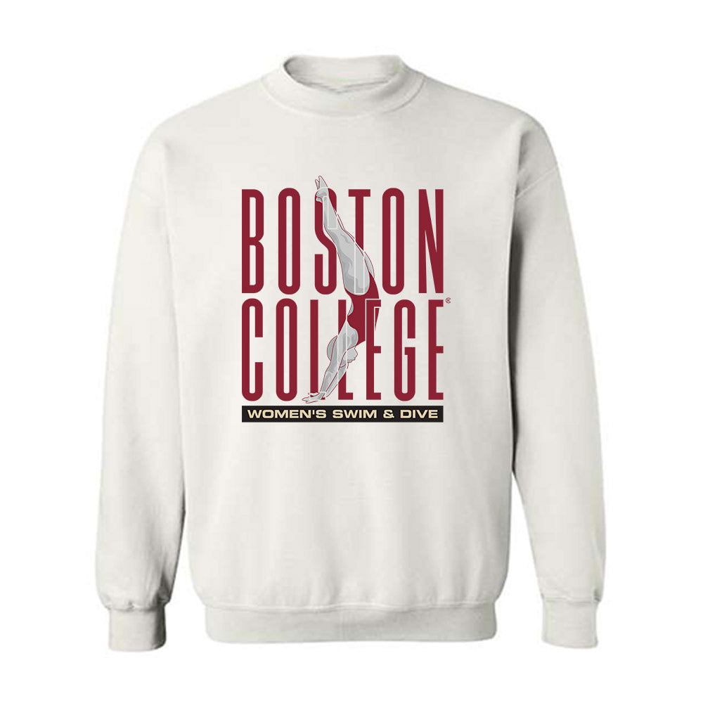 Boston College - NCAA Women's Swimming & Diving : Layla Welsch - Sports Shersey Crewneck Sweatshirt-0