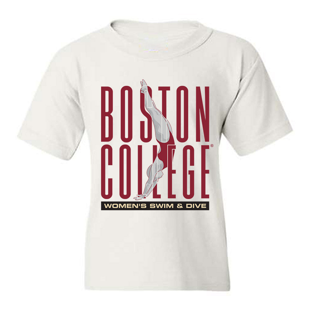 Boston College - NCAA Women's Swimming & Diving : Layla Welsch - Sports Shersey Youth T-Shirt-0