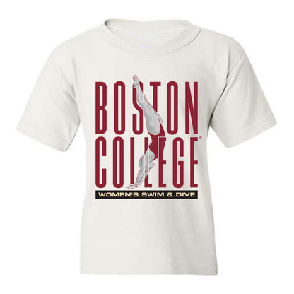 Boston College - NCAA Women's Swimming & Diving : Layla Welsch - Sports Shersey Youth T-Shirt-0