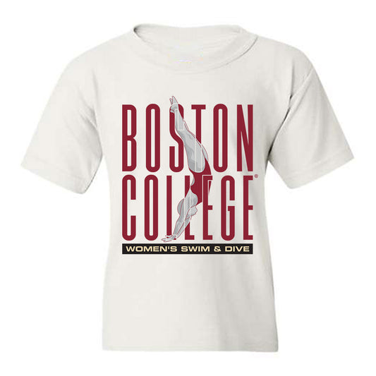 Boston College - NCAA Women's Swimming & Diving : Layla Welsch - Sports Shersey Youth T-Shirt-0