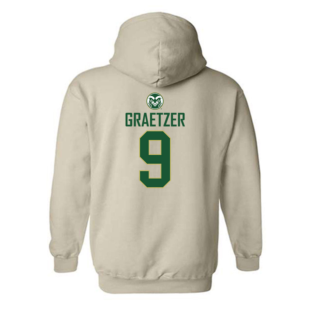 Colorado State - NCAA Women's Volleyball : Silvia Graetzer - Hooded Sweatshirt-1