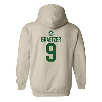 Colorado State - NCAA Women's Volleyball : Silvia Graetzer - Hooded Sweatshirt-1